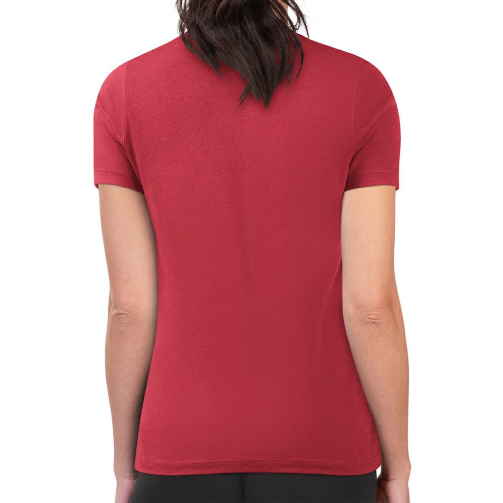 Washington Nationals G-III 4Her by Carl Banks Women's Super-Slim Fit Lightweight Collage Team Graphic Crew Neck T-Shirt - Red