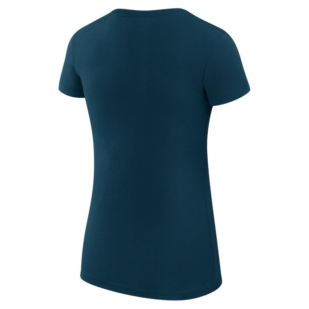 Boston Red Sox G-III 4Her by Carl Banks Women's Super-Slim Fit Lightweight Collage Team Graphic Crew Neck T-Shirt - Navy