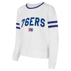 Philadelphia 76ers Concepts Sport Women's Borough Pullover Sweatshirt - White discount