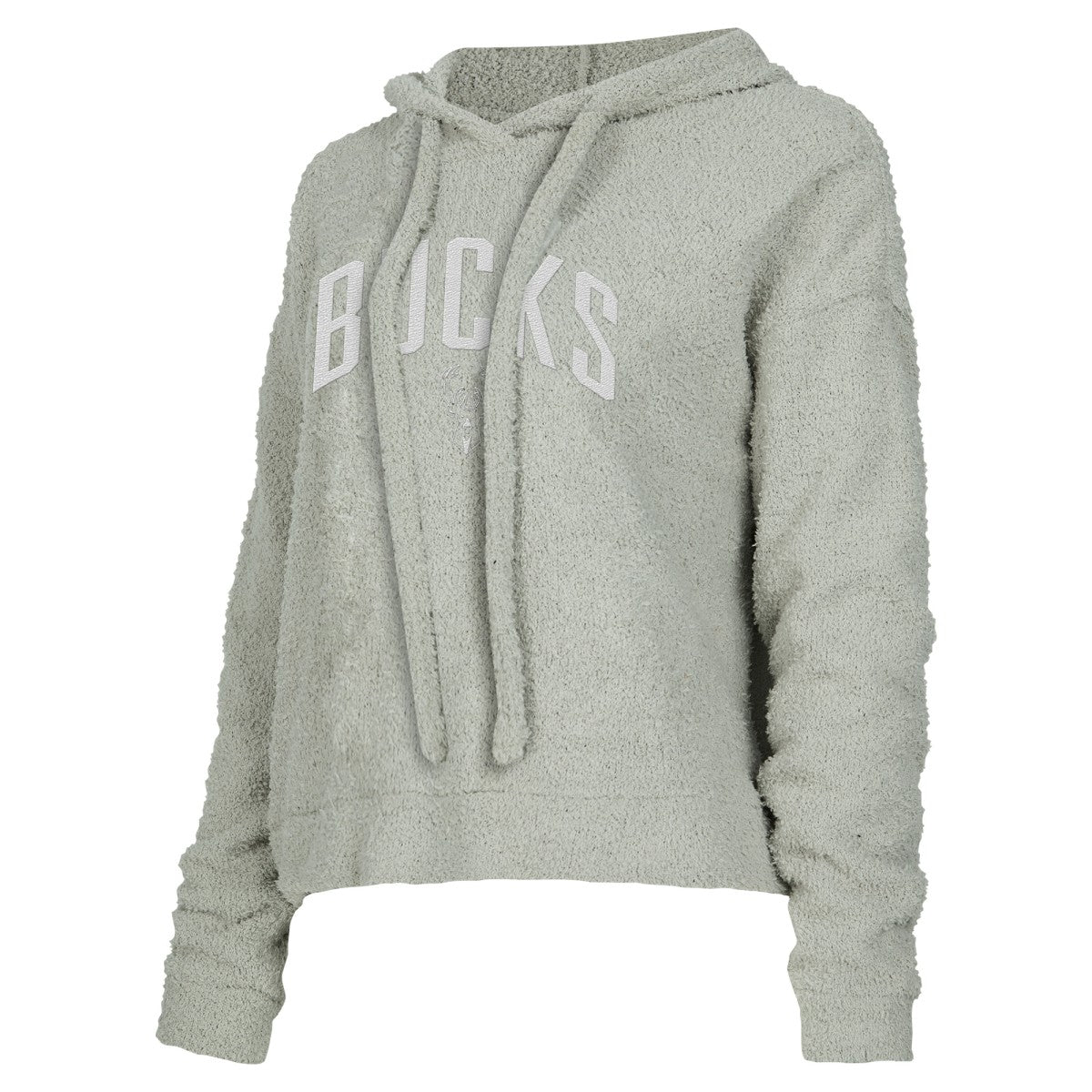 Milwaukee Bucks Concepts Sport Women's Ventura Comfy Pullover Hoodie - Gray discount