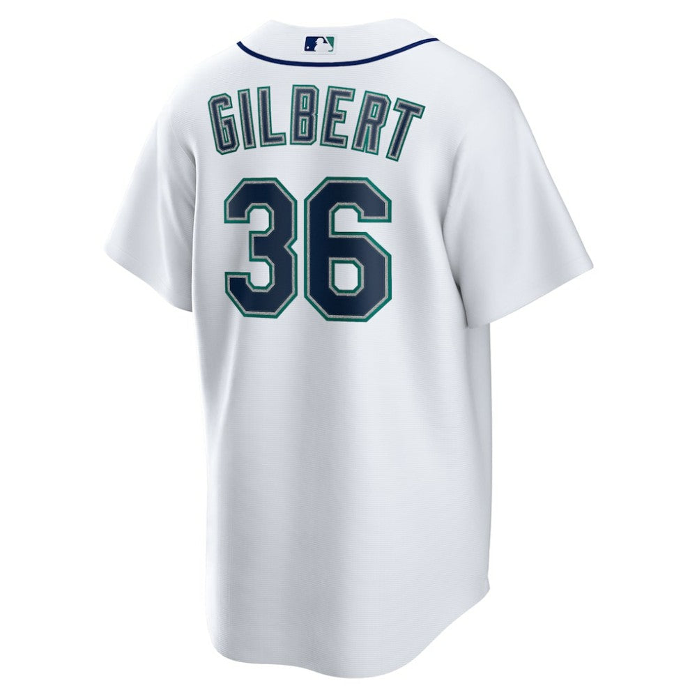 Logan Gilbert Seattle Mariners Home Replica Jersey - White | Nike