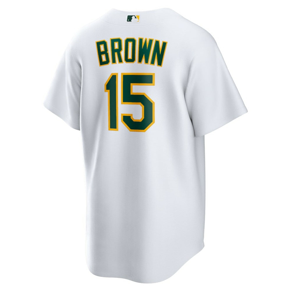 Seth Brown Athletics Home Replica Jersey - White | Nike