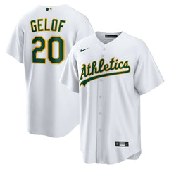 Zack Gelof Athletics Home Replica Jersey - White | Nike