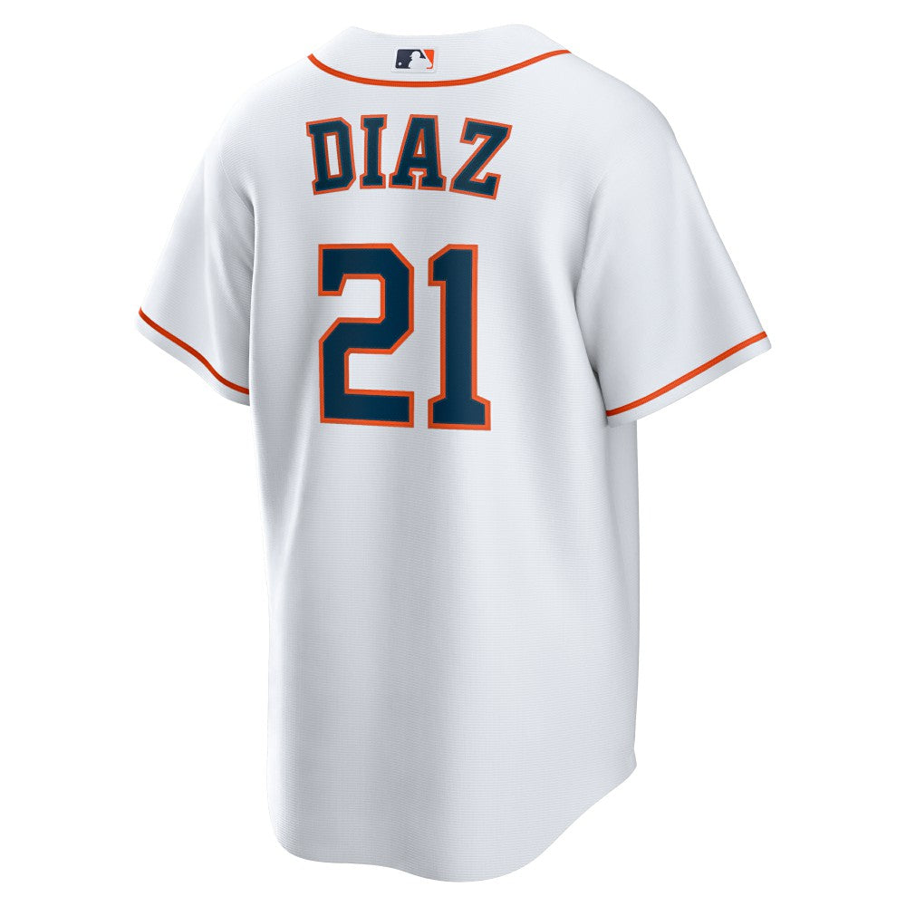Yainer Diaz Houston Astros Home Replica Jersey - White | Nike