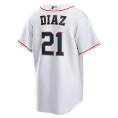 Yainer Diaz Houston Astros Home Replica Jersey - White | Nike