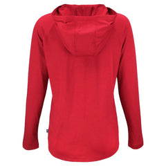 Cincinnati Reds Cutter & Buck Women's Stars And Stripes Coastline Epic Comfort Eco Recycled Hoodie Raglan Long Sleeve T-Shirt - Red