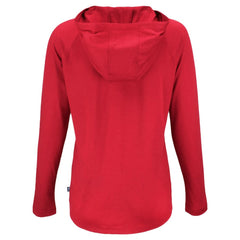 Philadelphia Phillies Cutter & Buck Women's  Coastline Epic Comfort Eco Recycled Hoodie Raglan Long Sleeve T-Shirt - Red