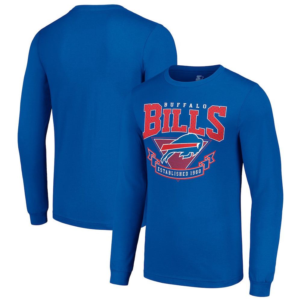 NFL Buffalo Bills Starter '80s Inspired Team Logo Long Sleeve T-Shirt