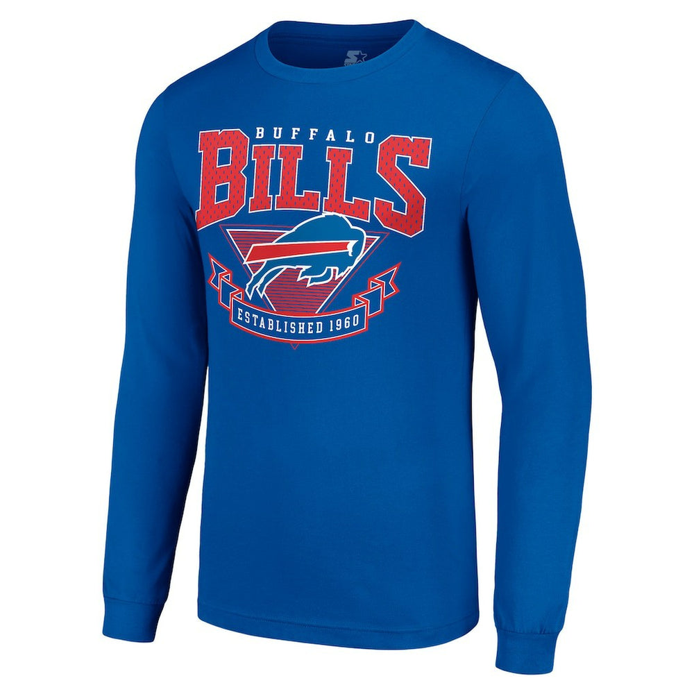 NFL Buffalo Bills Starter '80s Inspired Team Logo Long Sleeve T-Shirt