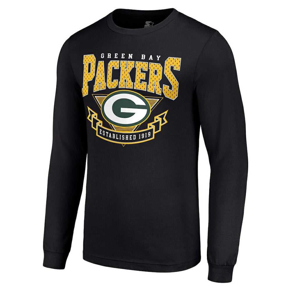 NFL Green Bay Packers Starter '80s Inspired Team Logo Long Sleeve T-Shirt