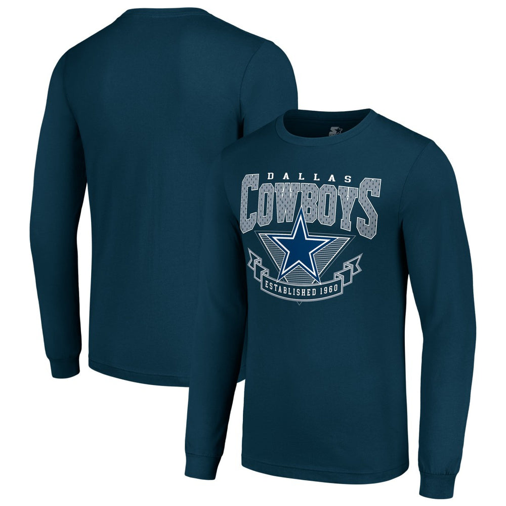 NFL Dallas Cowboys Starter '80s Inspired Team Logo Long Sleeve T-Shirt