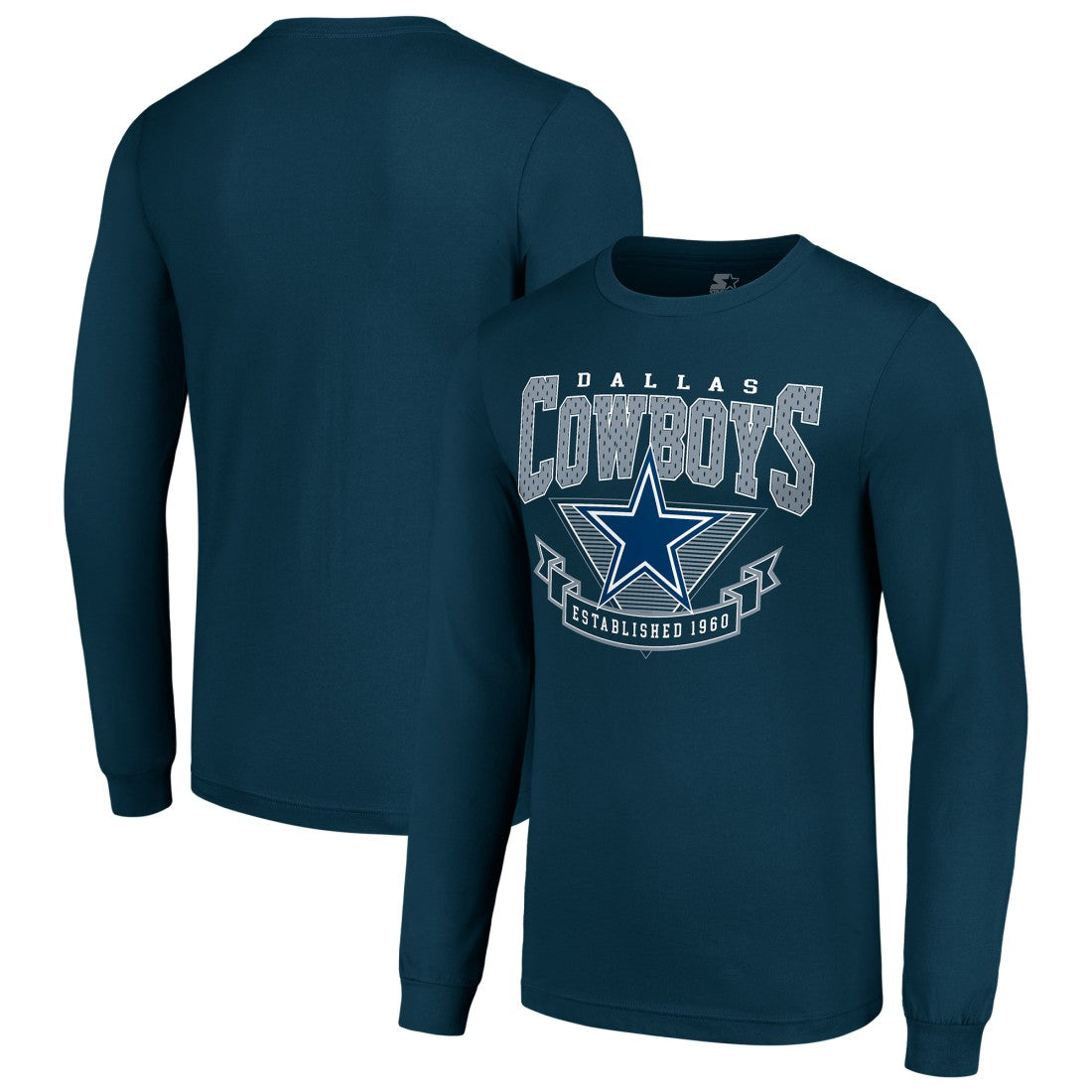 NFL Dallas Cowboys Starter '80s Inspired Team Logo Long Sleeve T-Shirt