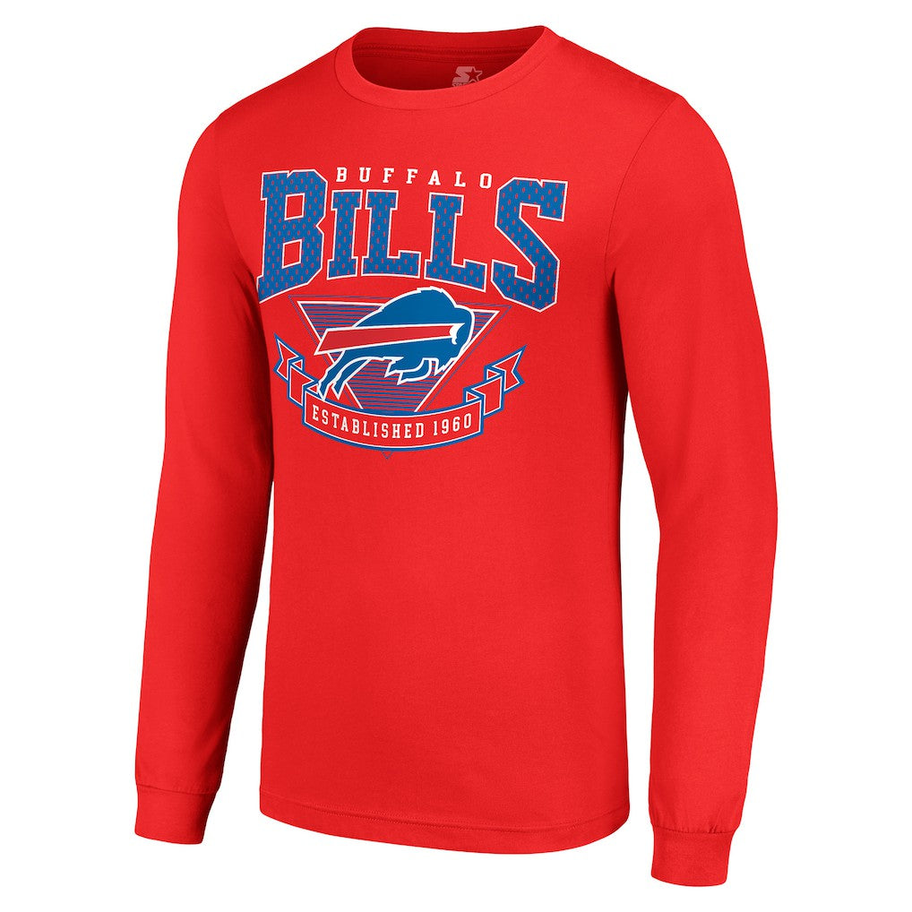 NFL Buffalo Bills Starter '80s Inspired Team Logo Long Sleeve T-Shirt