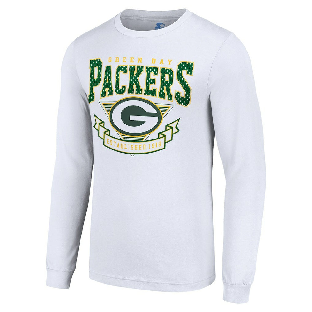 NFL Green Bay Packers Starter '80s Inspired Team Logo Long Sleeve T-Shirt