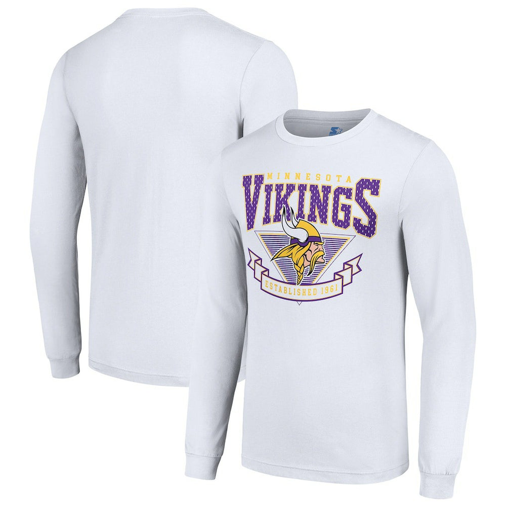 NFL Minnesota Vikings Starter '80s Inspired Team Logo Long Sleeve T-Shirt
