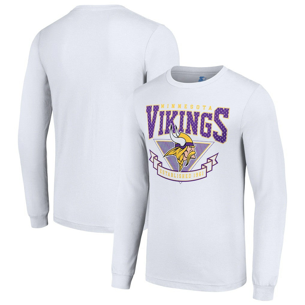 NFL Minnesota Vikings Starter '80s Inspired Team Logo Long Sleeve T-Shirt