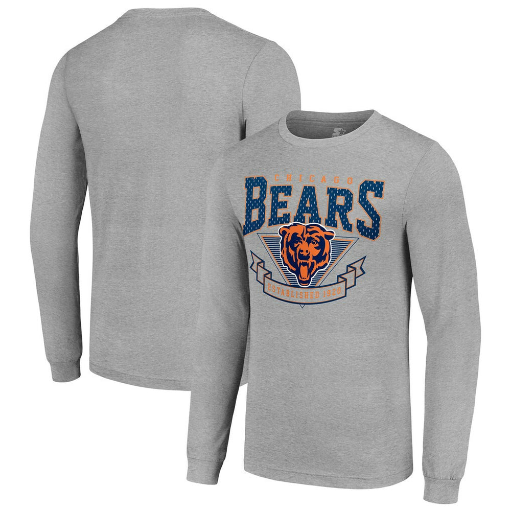 NFL Chicago Bears Starter '80s Inspired Team Logo Long Sleeve T-Shirt