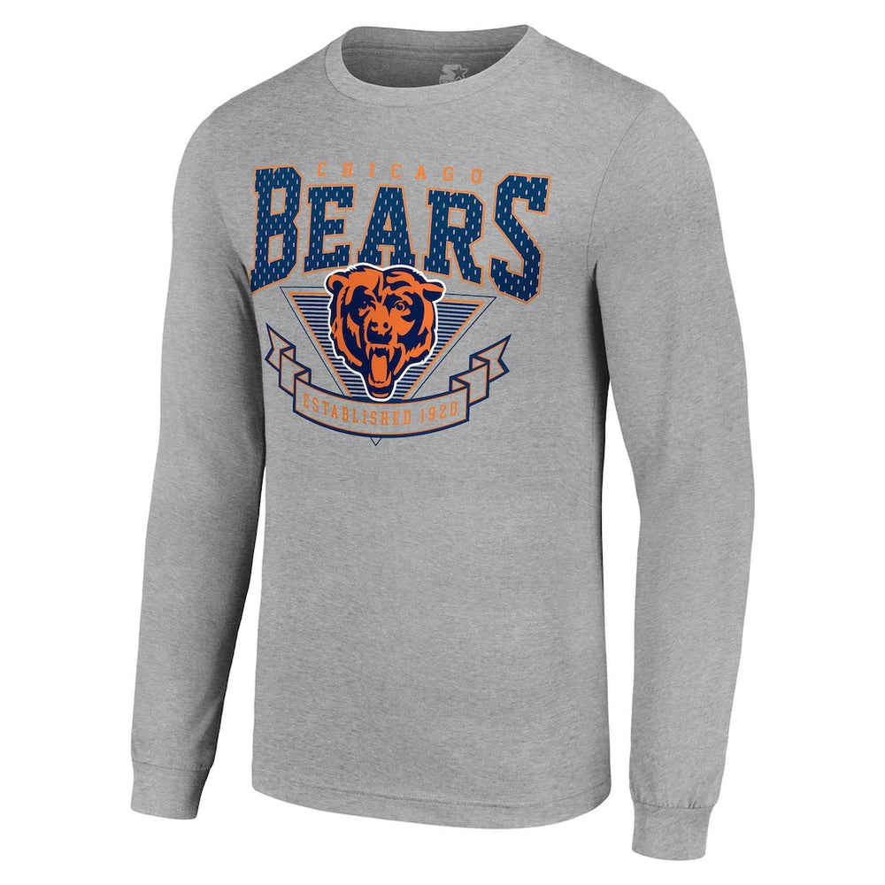 NFL Chicago Bears Starter '80s Inspired Team Logo Long Sleeve T-Shirt