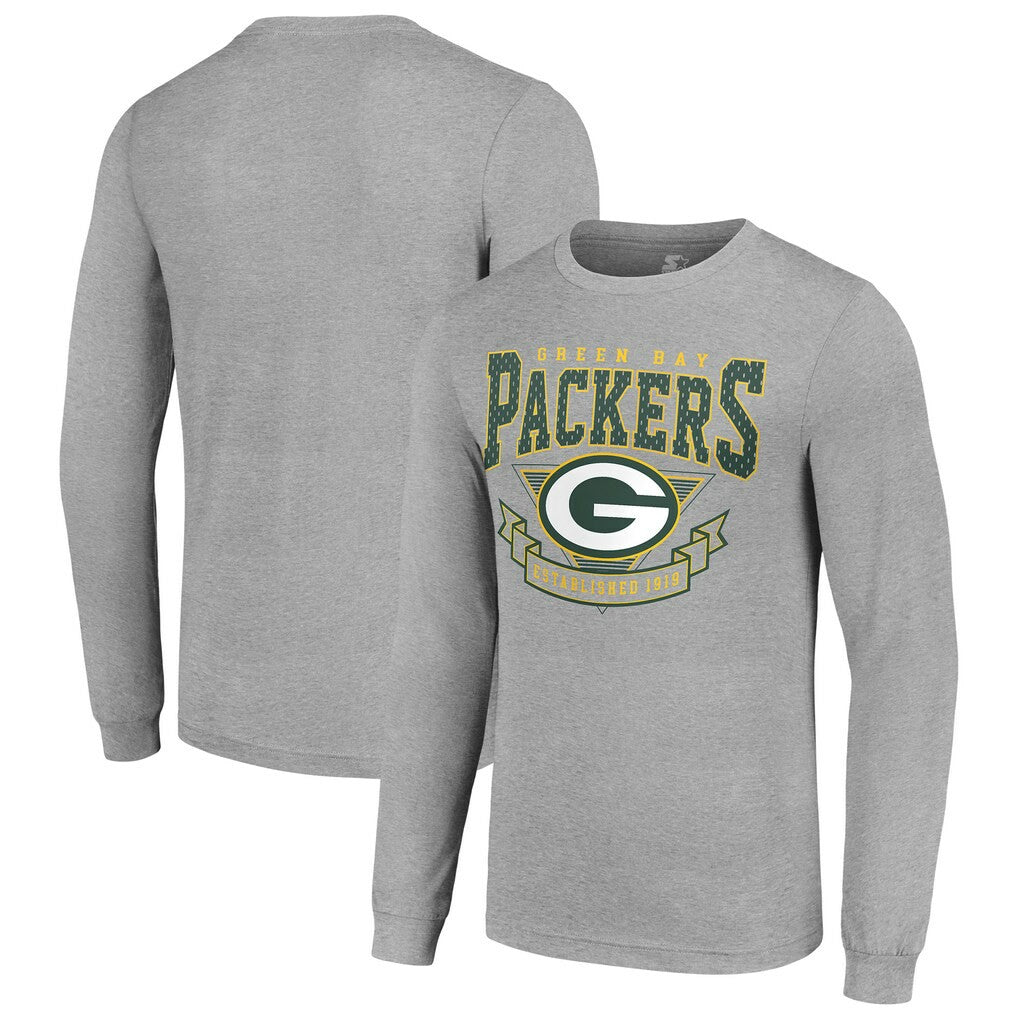 NFL Green Bay Packers Starter '80s Inspired Team Logo Long Sleeve T-Shirt