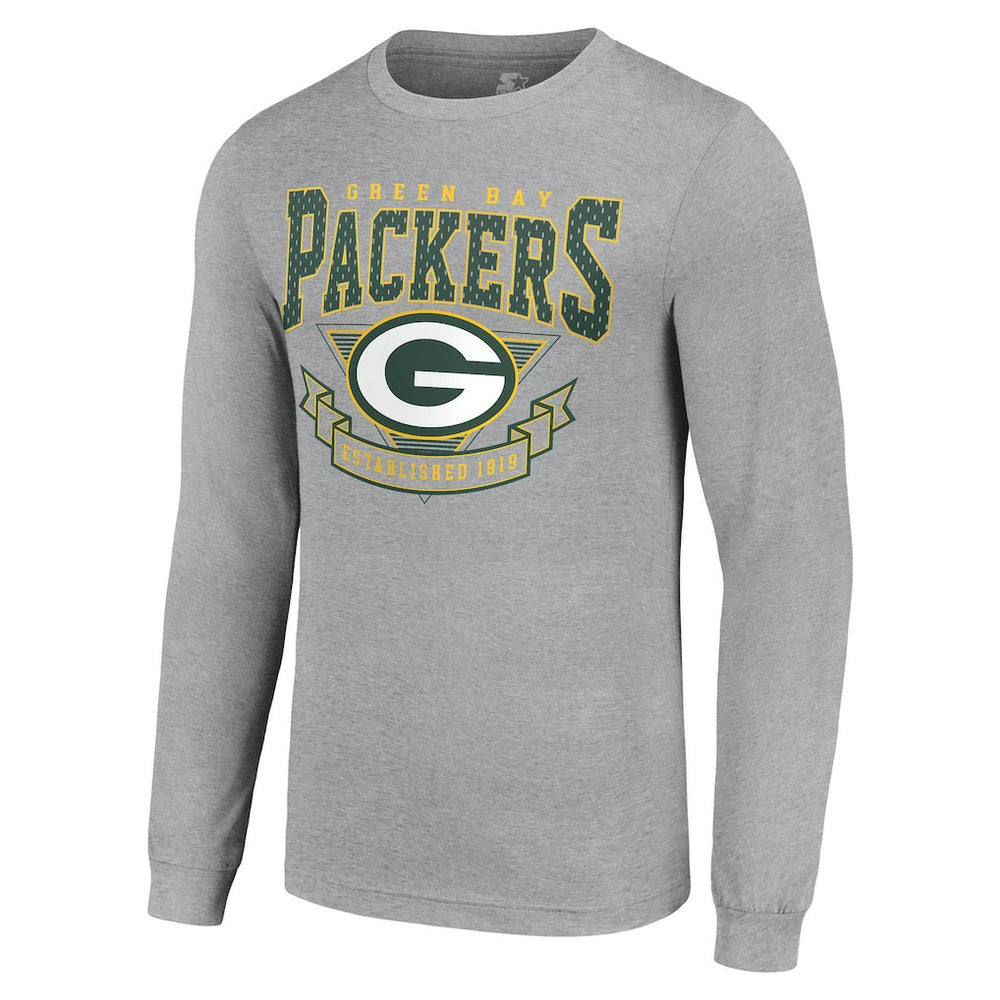 NFL Green Bay Packers Starter '80s Inspired Team Logo Long Sleeve T-Shirt