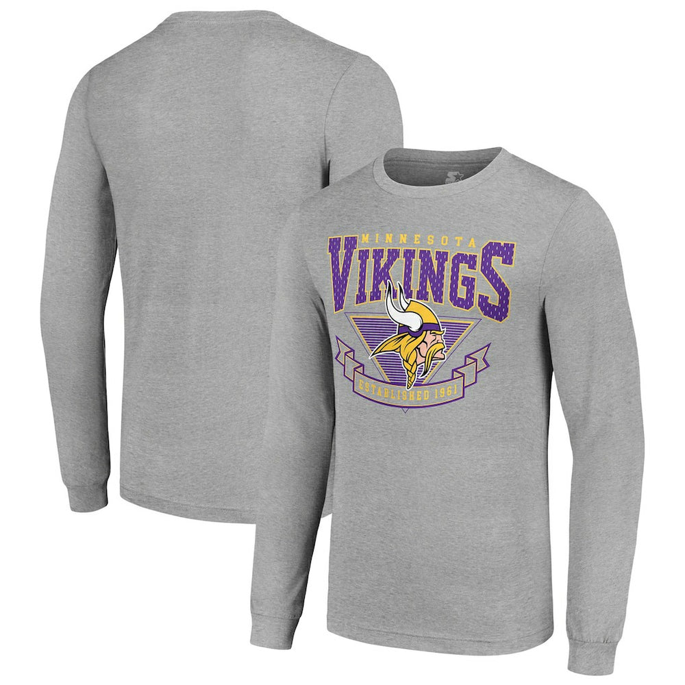 NFL Minnesota Vikings Starter '80s Inspired Team Logo Long Sleeve T-Shirt