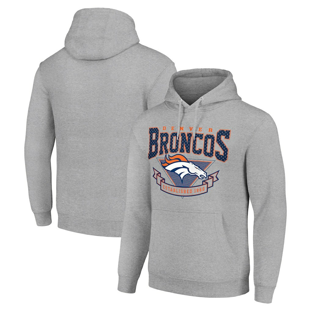 NFL Denver Broncos Starter ‘80s Inspired Pullover Hoodie