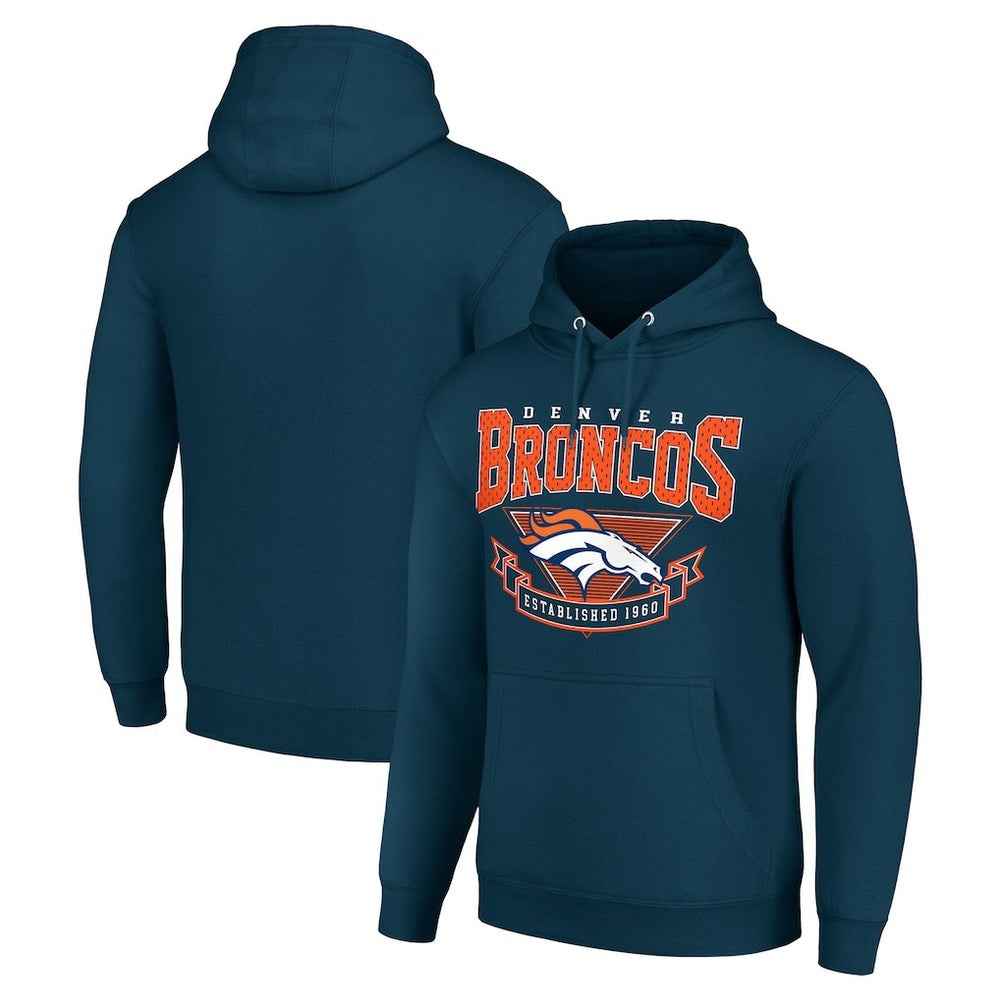 NFL Denver Broncos Starter ‘80s Inspired Pullover Hoodie