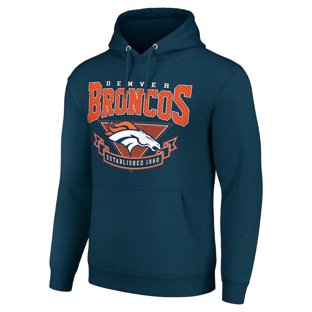 NFL Denver Broncos Starter ‘80s Inspired Pullover Hoodie
