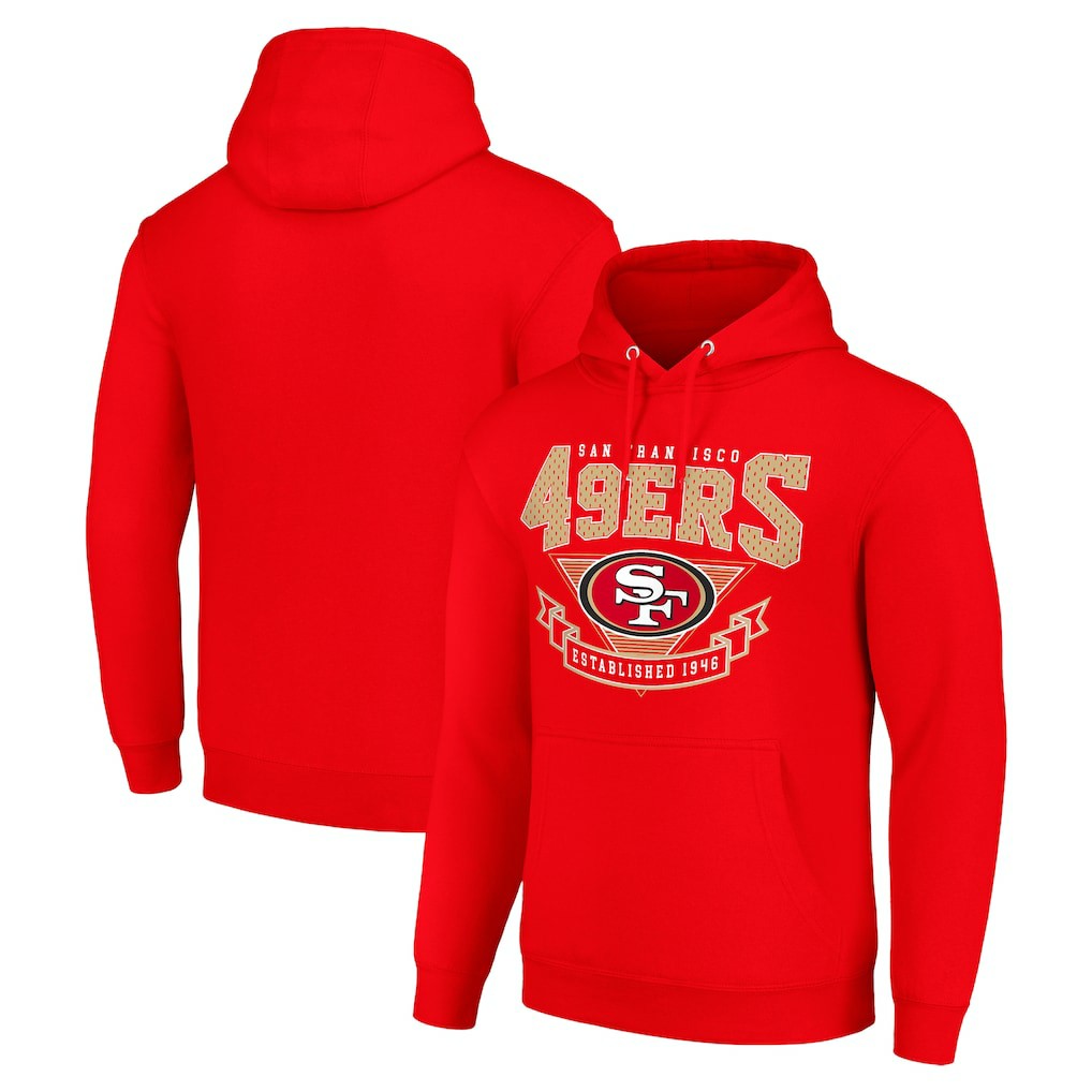 NFL San Francisco 49ers Starter ‘80s Inspired Pullover Hoodie