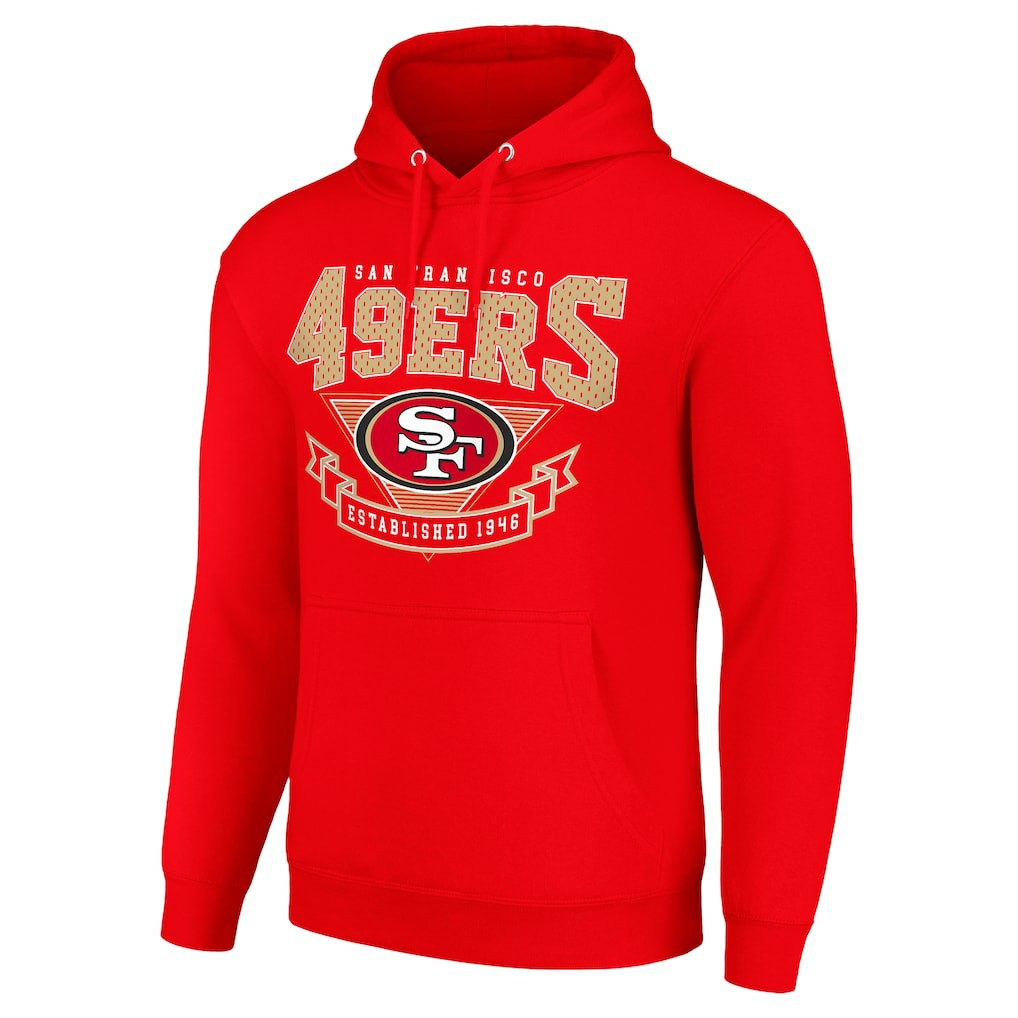 NFL San Francisco 49ers Starter ‘80s Inspired Pullover Hoodie