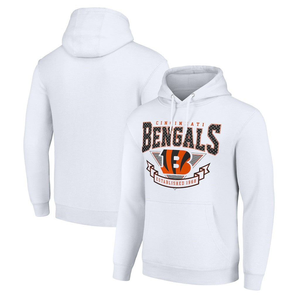 NFL Cincinnati Bengals Starter ‘80s Inspired Pullover Hoodie