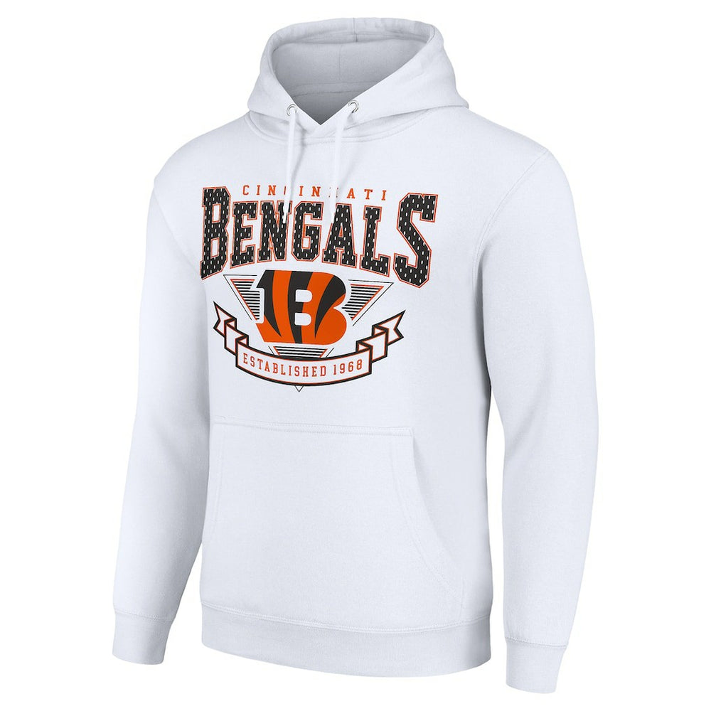 NFL Cincinnati Bengals Starter ‘80s Inspired Pullover Hoodie
