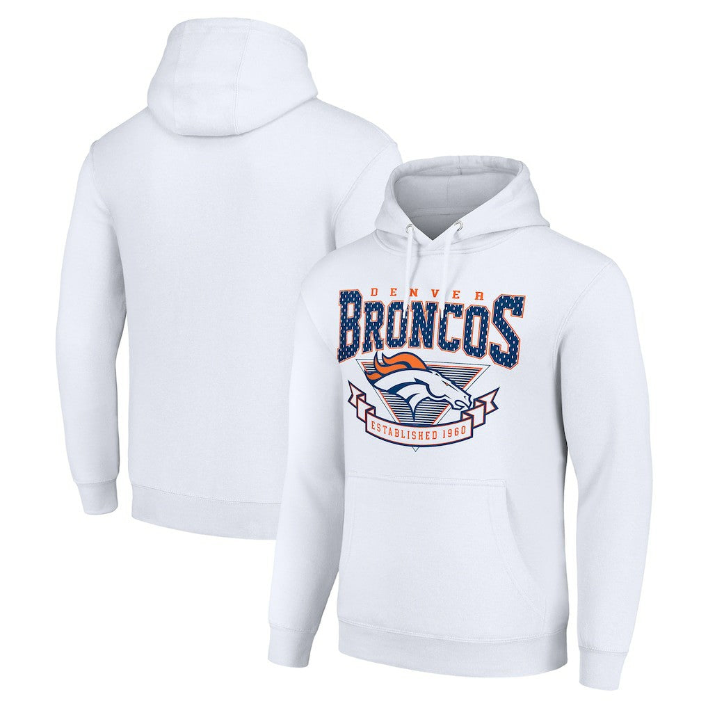 NFL Denver Broncos Starter ‘80s Inspired Pullover Hoodie