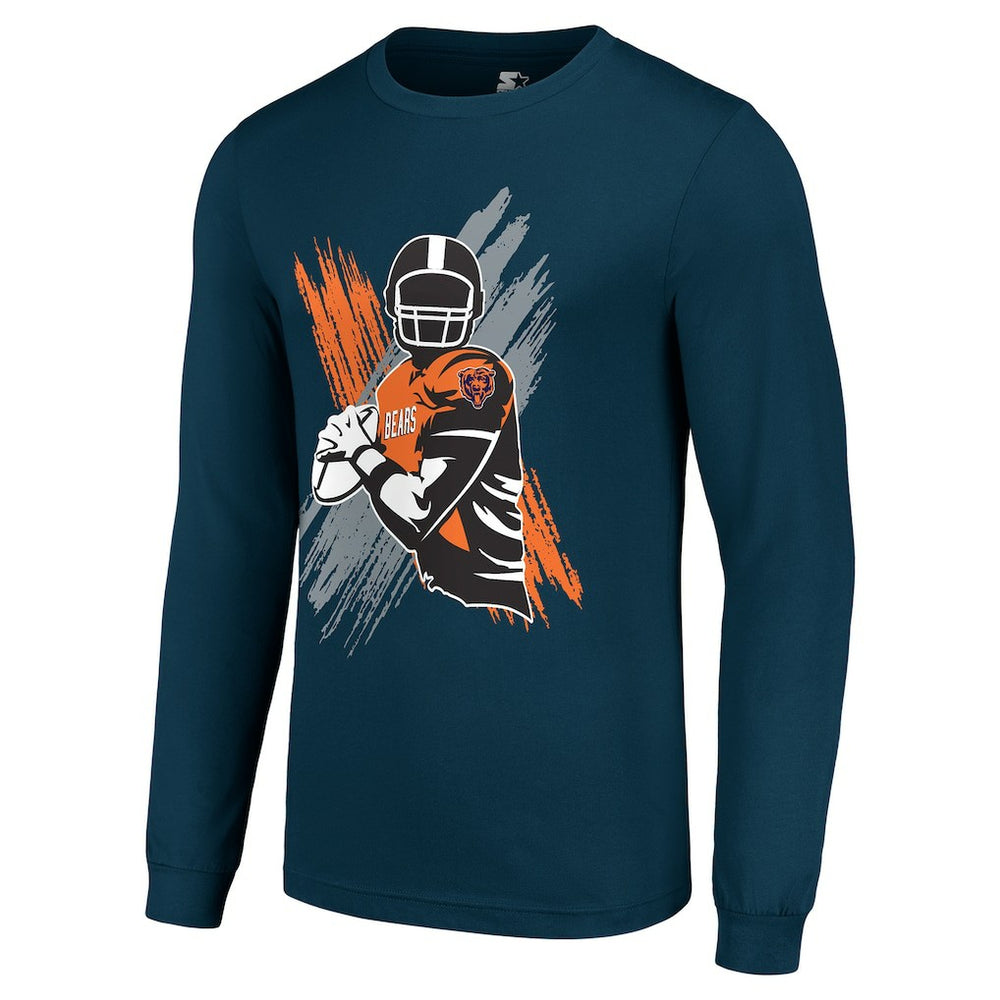 NFL Chicago Bears Starter Player X Logo Graphic Long Sleeve T-Shirt