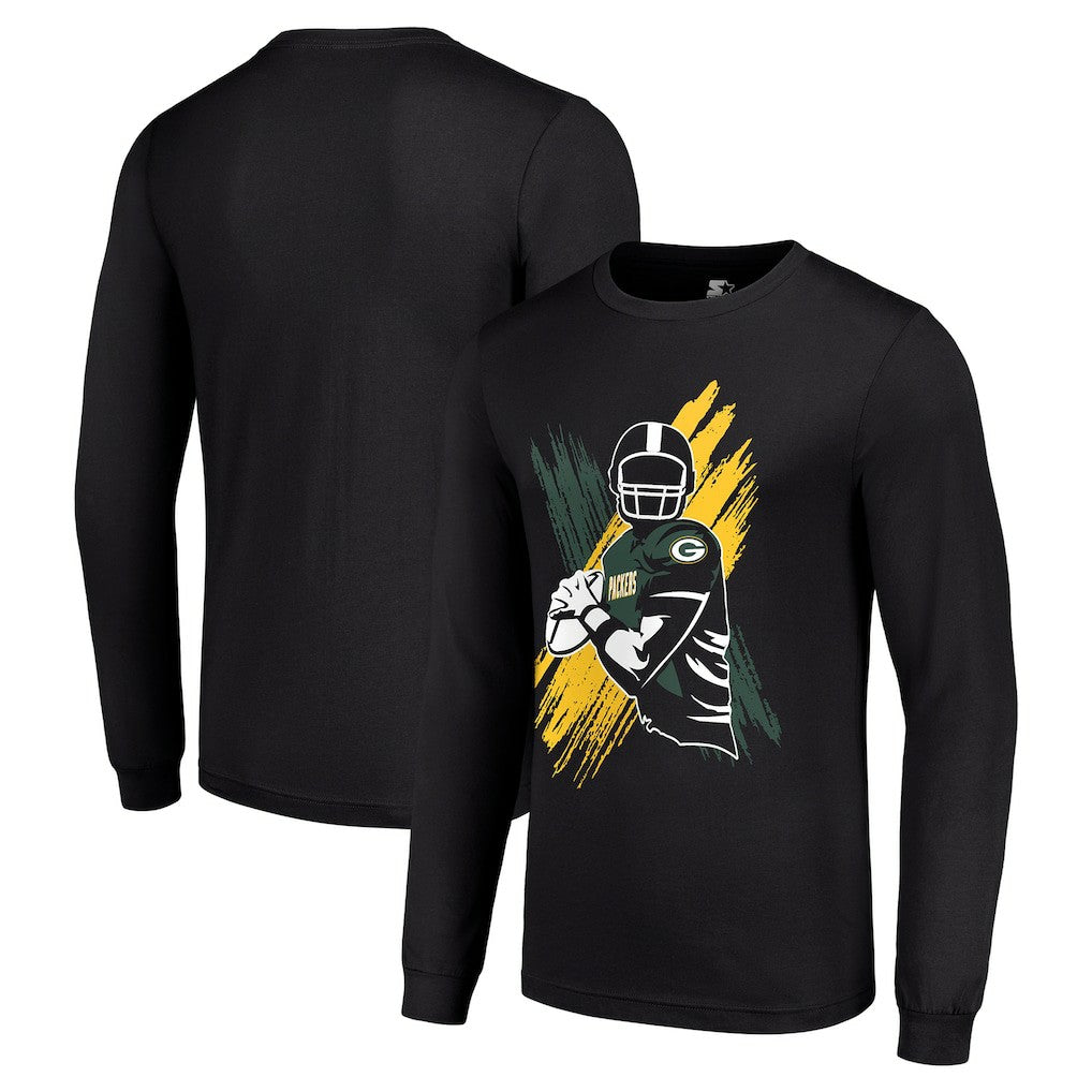 NFL Green Bay Packers Starter Player X Logo Graphic Long Sleeve T-Shirt