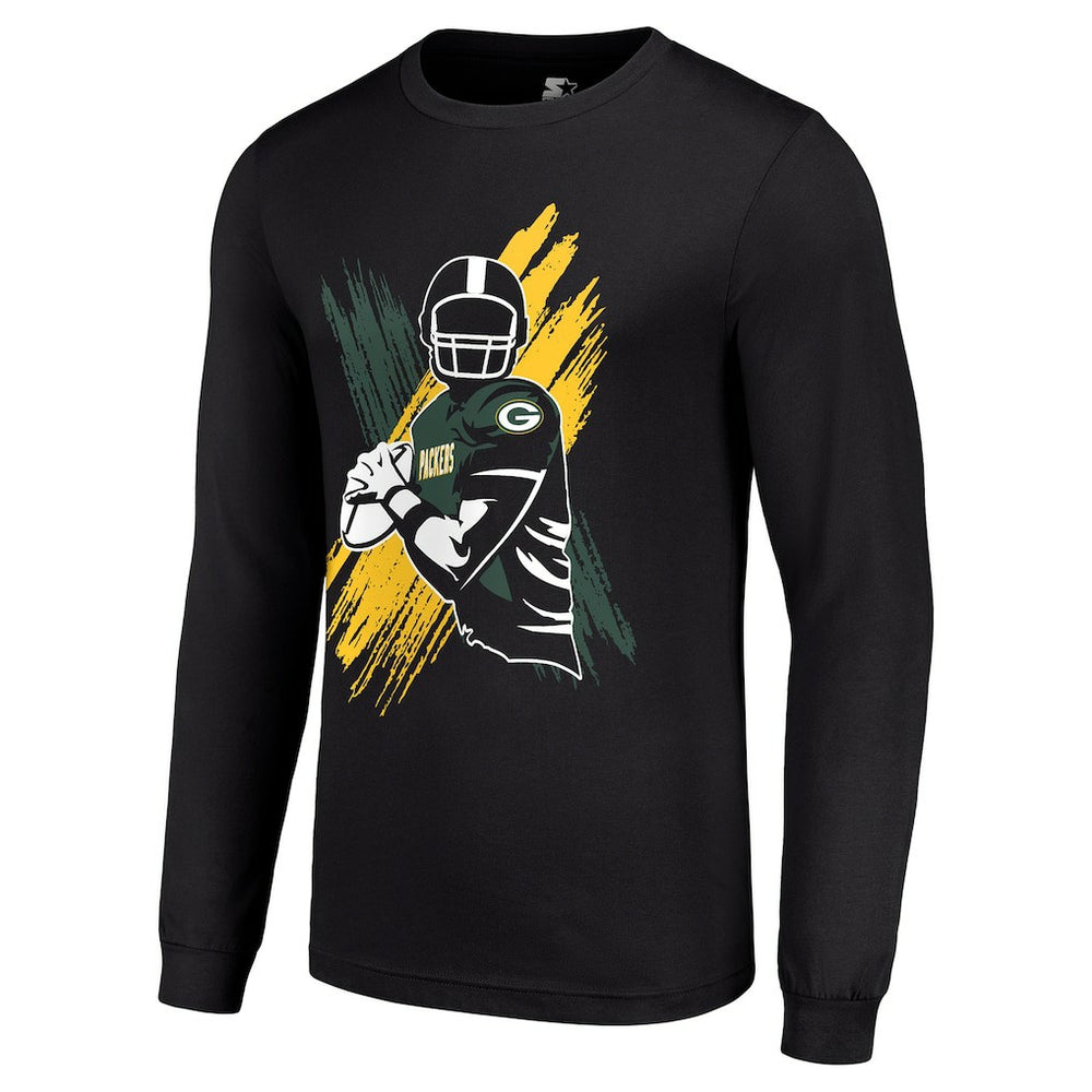 NFL Green Bay Packers Starter Player X Logo Graphic Long Sleeve T-Shirt