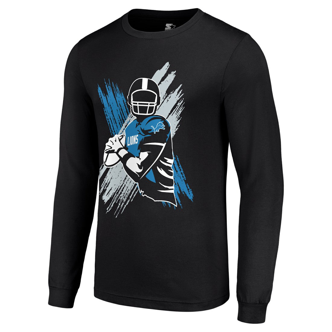 NFL Detroit Lions Starter Player X Logo Graphic Long Sleeve T-Shirt