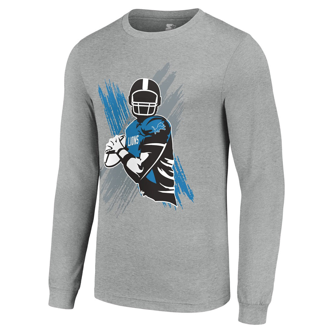 NFL Detroit Lions Starter Player X Logo Graphic Long Sleeve T-Shirt
