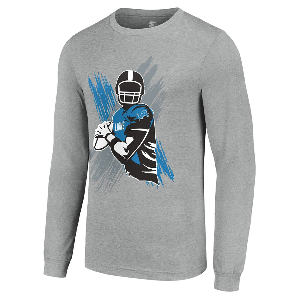 NFL Detroit Lions Starter Player X Logo Graphic Long Sleeve T-Shirt