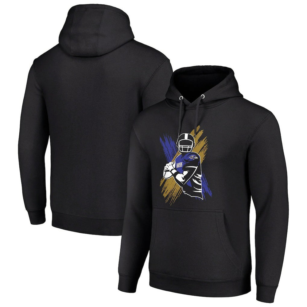 NFL Baltimore Ravens Starter Player X Fleece Pullover Hoodie