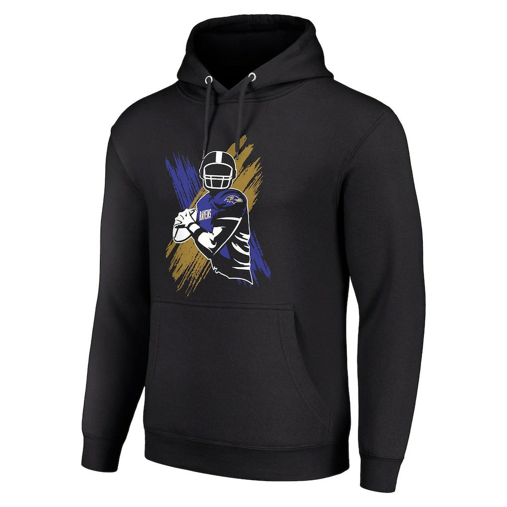NFL Baltimore Ravens Starter Player X Fleece Pullover Hoodie