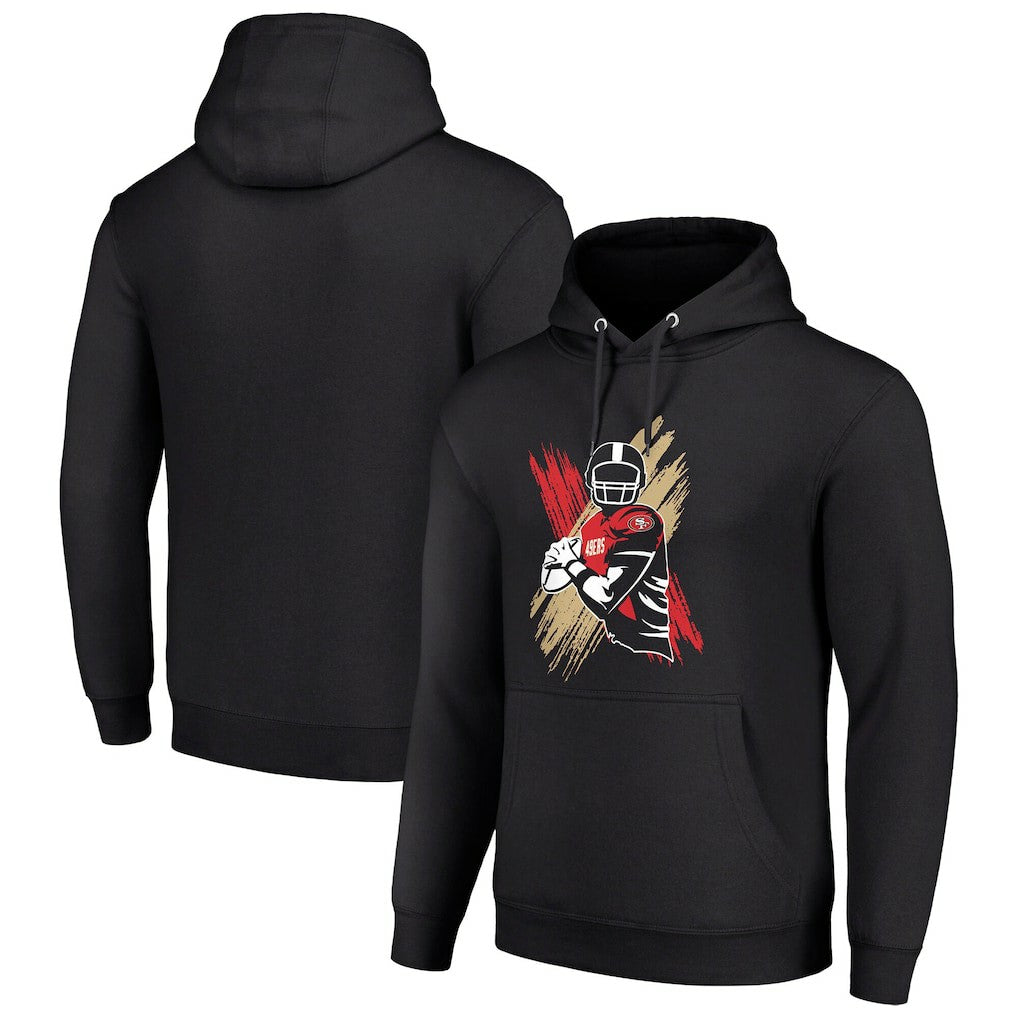 NFL San Francisco 49ers Starter Player X Fleece Pullover Hoodie