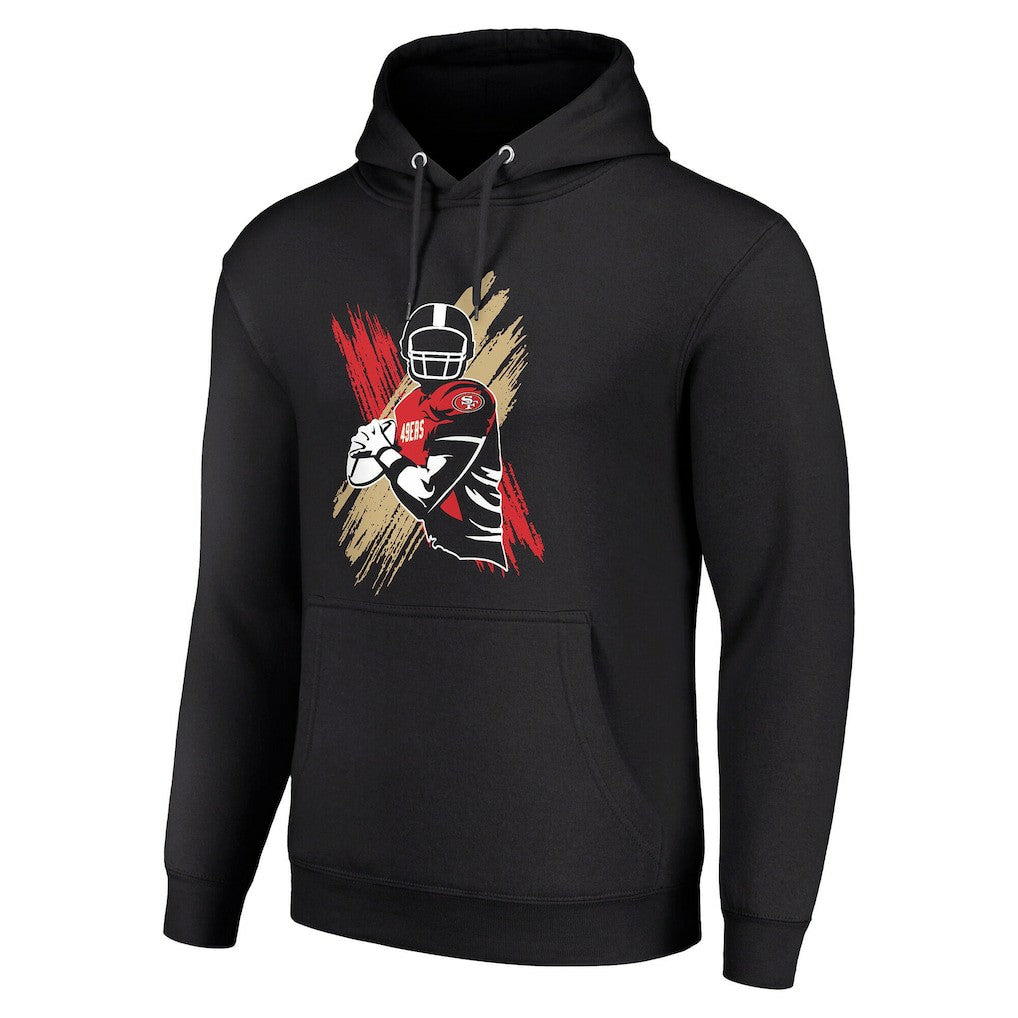 NFL San Francisco 49ers Starter Player X Fleece Pullover Hoodie