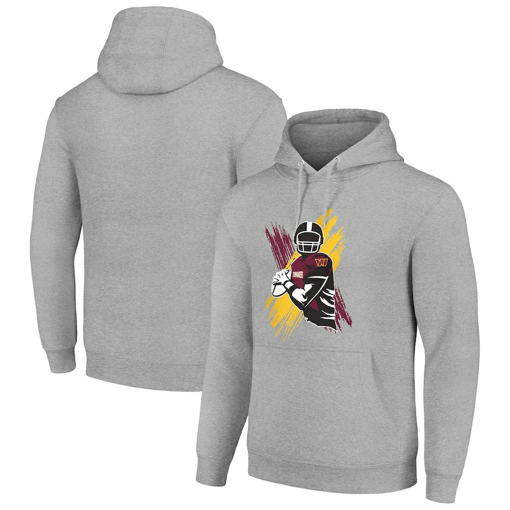 NFL Washington Commanders Starter Player X Fleece Pullover Hoodie