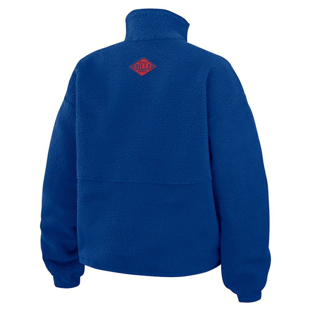 NFL Buffalo Bills WEAR by Erin Andrews Women's Polar Fleece Half-Zip Jacket