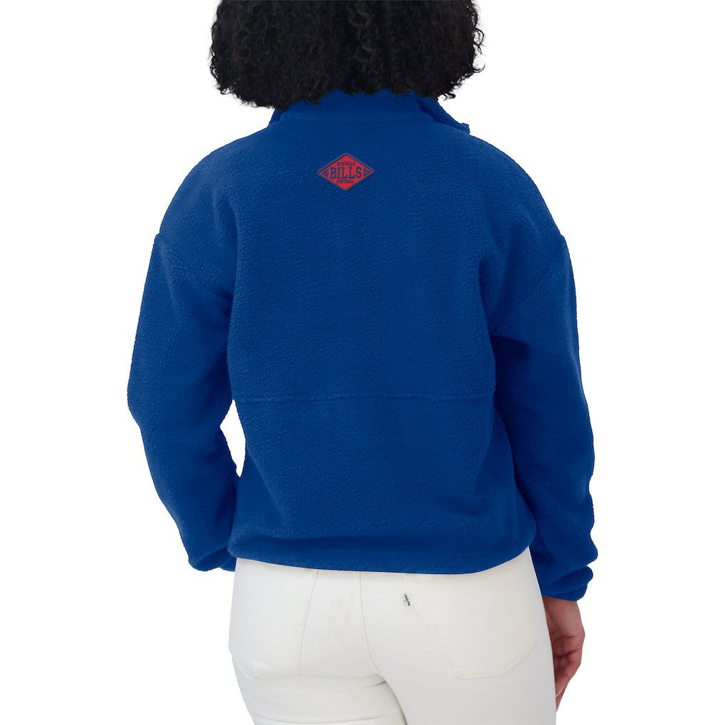 NFL Buffalo Bills WEAR by Erin Andrews Women's Polar Fleece Half-Zip Jacket