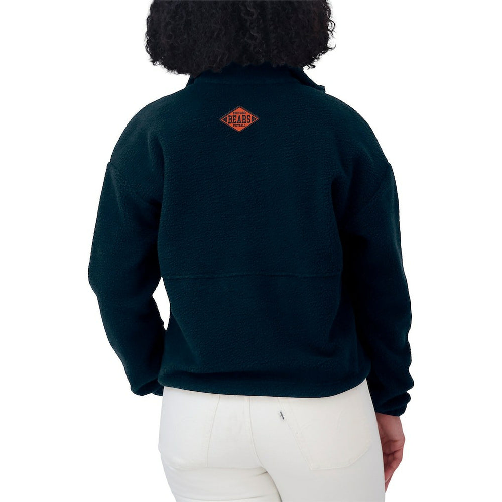 NFL Chicago Bears WEAR by Erin Andrews Women's Polar Fleece Half-Zip Jacket