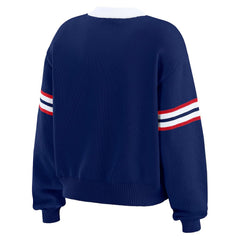 NFL New York Giants WEAR by Erin Andrews Women's Lace-Up Pullover Sweatshirt