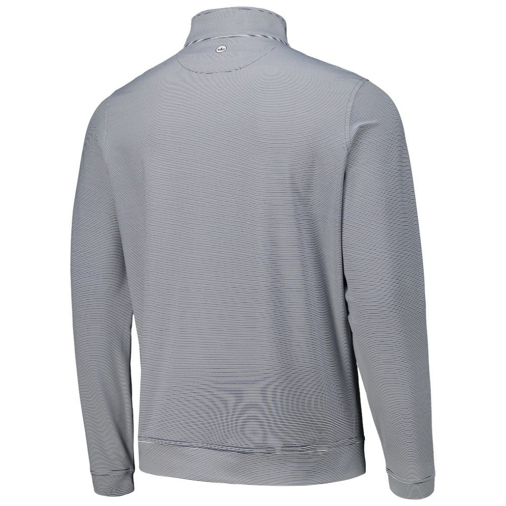 St. Louis Cardinals Peter Millar Perth Sugar Stripe Performance Quarter-Zip Top - Navy