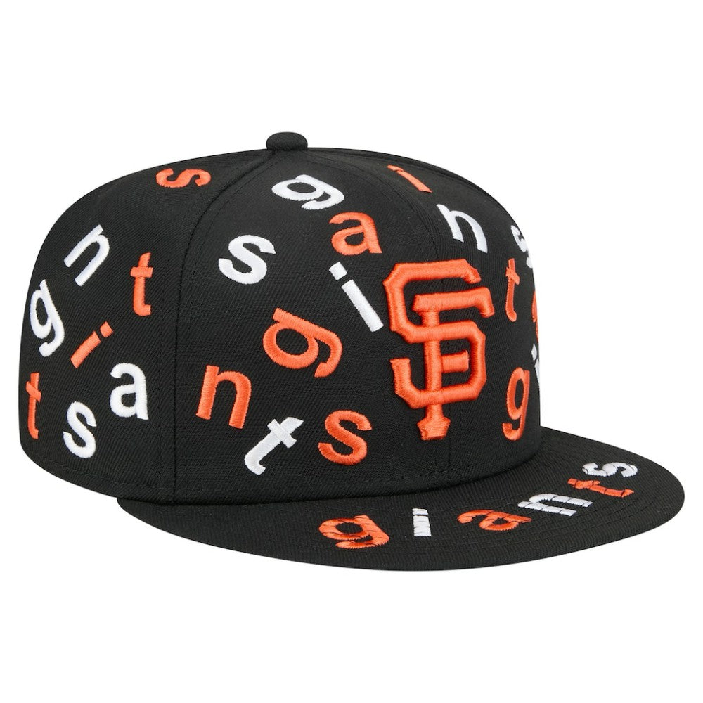 San Francisco Giants Team Confetti 59FIFTY Fitted Hat - Black | New Era